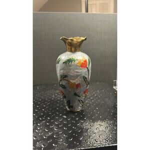 MCM cloisonne bud vase
